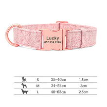 Pet Dog Collar Engraving Anti-Lost Collar