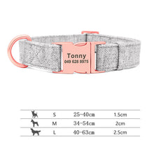 Pet Dog Collar Engraving Anti-Lost Collar