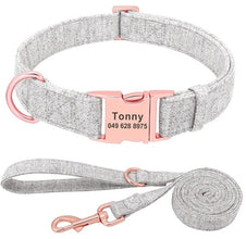 Pet Dog Collar Engraving Anti-Lost Collar