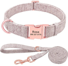 Pet Dog Collar Engraving Anti-Lost Collar