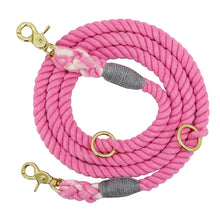 Gradient Color Dog Collars Accessories Leashes Rope Metal Chain