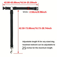 Solid Two-in-one Pet Car Seat Belt